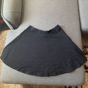 Black skater skirt